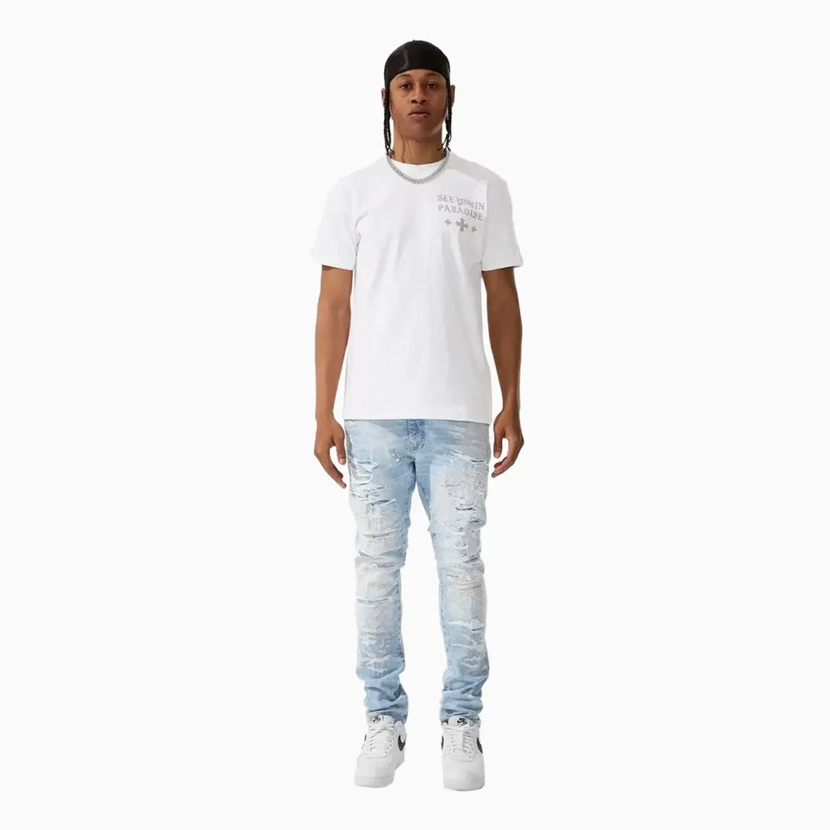Camiseta estampada SYIP para hombre
