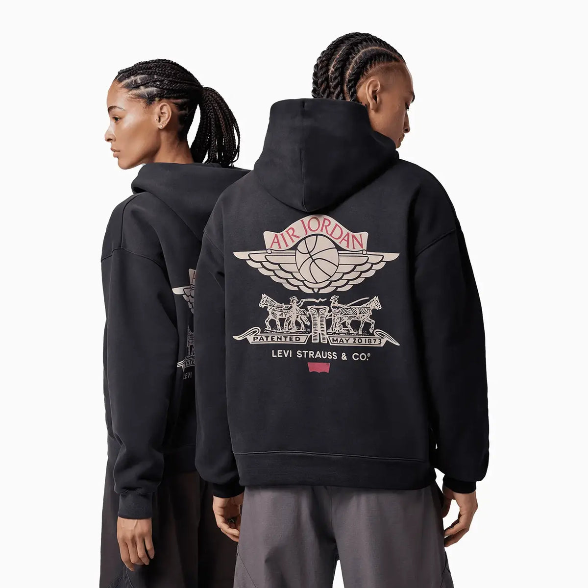 Jordan X Levi's? Black Full-Zip Hoodie