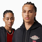 ¿Jordan X Levi's? Sudadera negra con cremallera completa