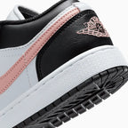 Air Jordan 1 Low « Black Rust Pink » pour enfant