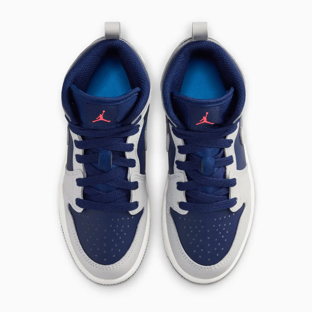 Kid's Air Jordan 1 Mid 'Blue Void' Pre School