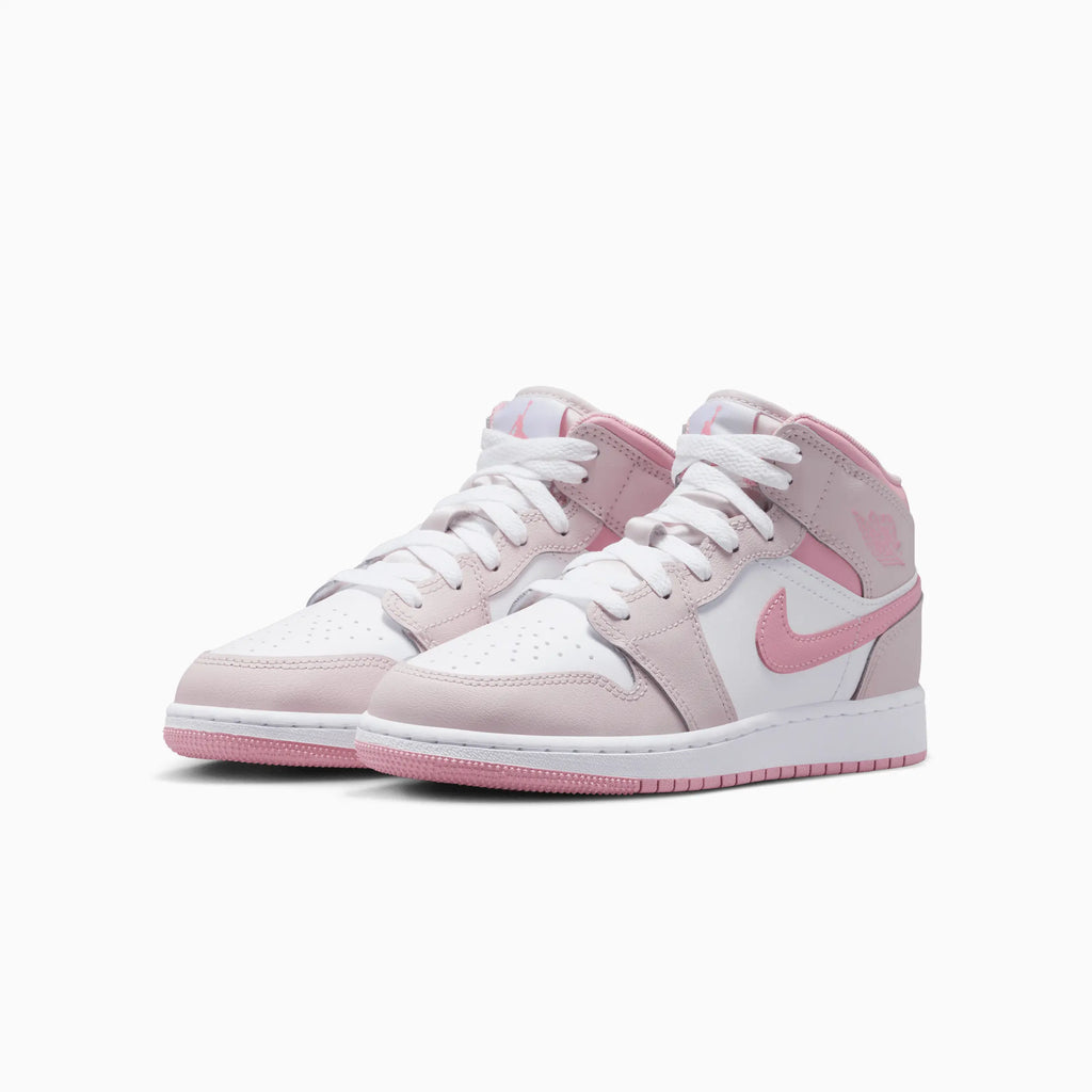 Jordan 1 Mid Enfant 'Pearl Pink White'