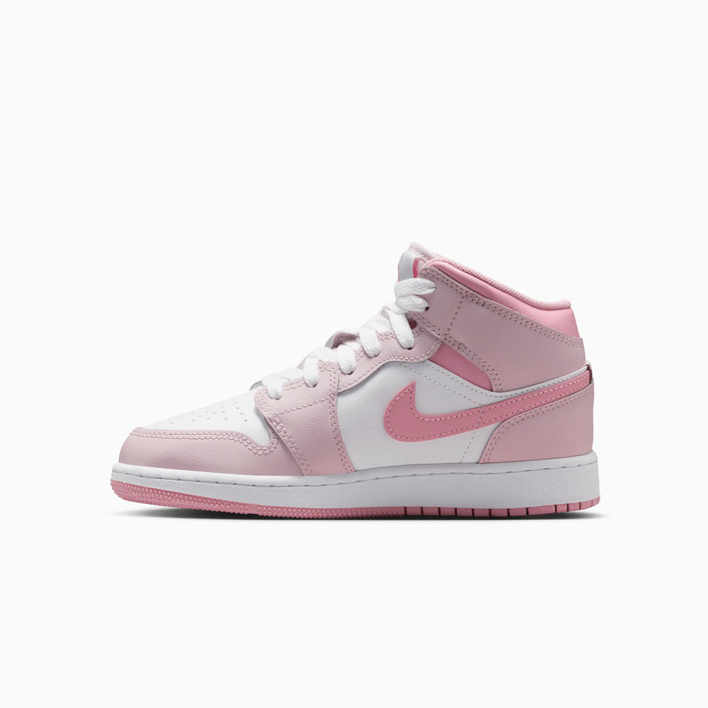 Jordan 1 Mid Enfant 'Pearl Pink White'