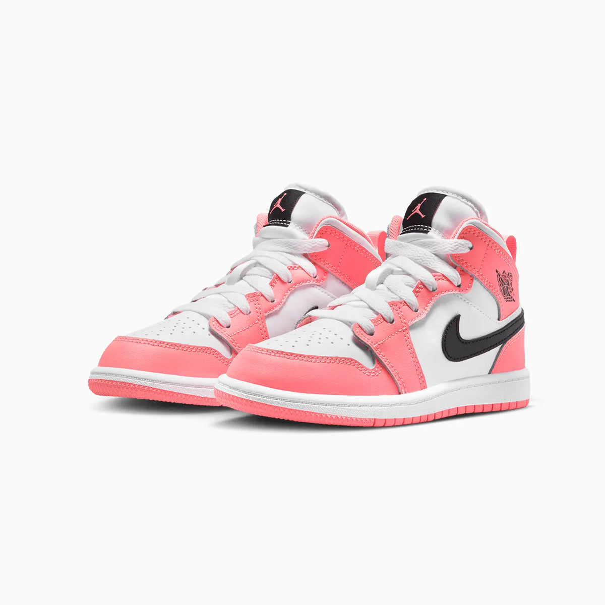 Kid's Air Jordan 1 Mid 'Pink Gaze' Pre School