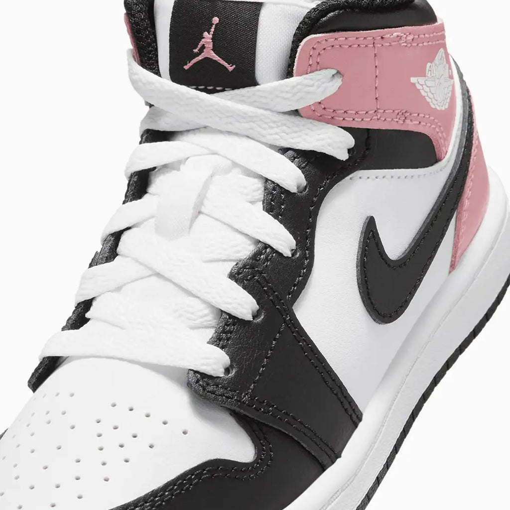 Air Jordan 1 Mid pour enfant « Rust Pink Black » (maternelle)