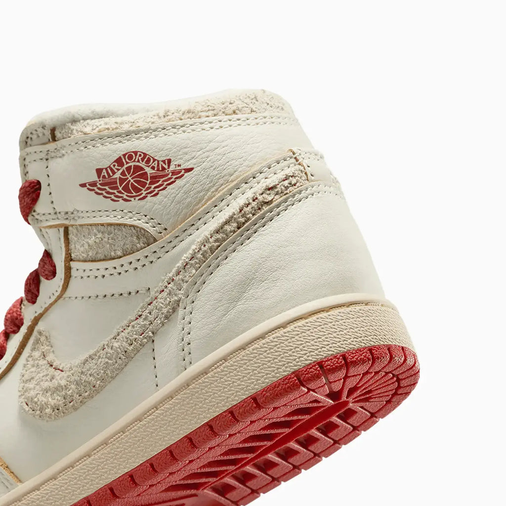 Chaussures Air Jordan 1 Retro High OG pour enfant 'Rare Air Sail Cinnabar' (Préscolaire)