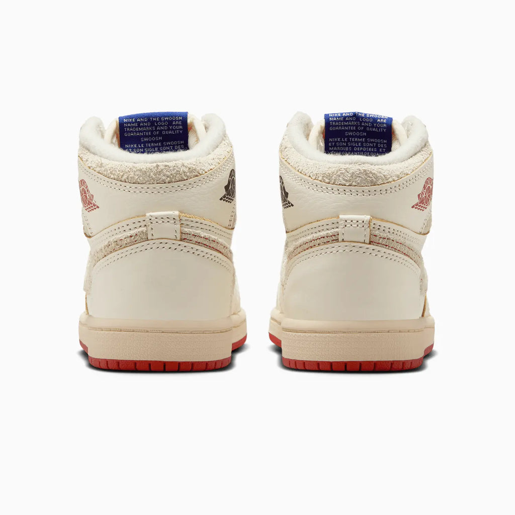 Chaussures Air Jordan 1 Retro High OG pour enfant 'Rare Air Sail Cinnabar' (Préscolaire)