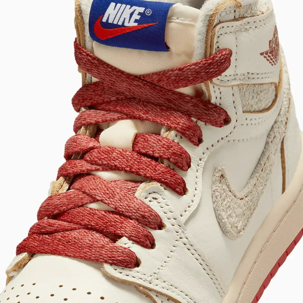 Chaussures Air Jordan 1 Retro High OG pour enfant 'Rare Air Sail Cinnabar' (Préscolaire)