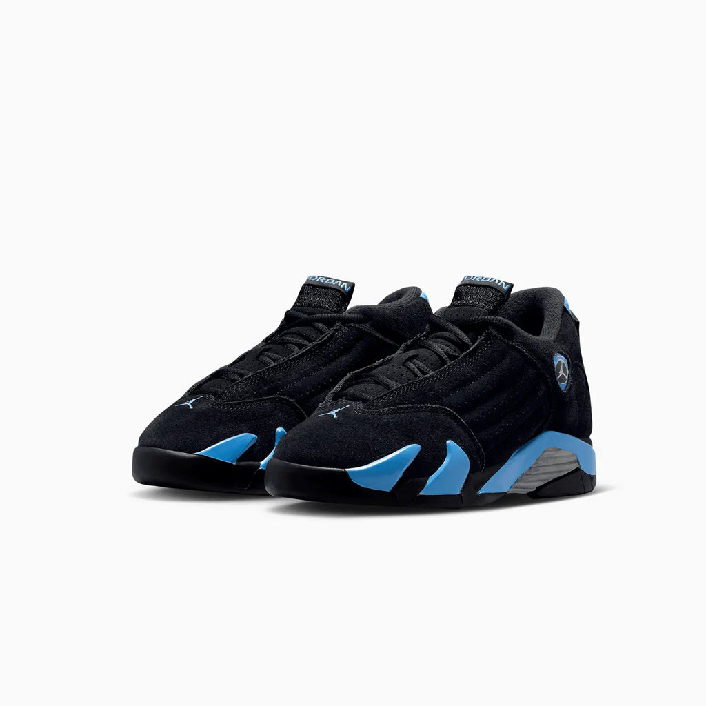 Kid's Air Jordan 14 Retro 'Black University Blue' Pre School