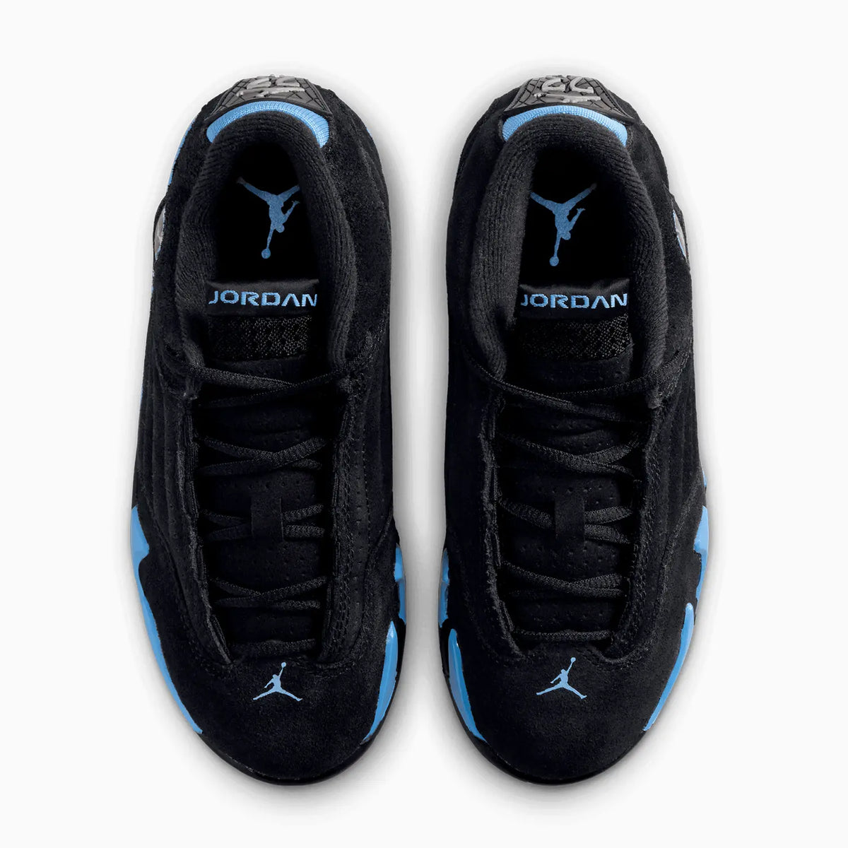 Kid's Air Jordan 14 Retro 'Black University Blue' Pre School