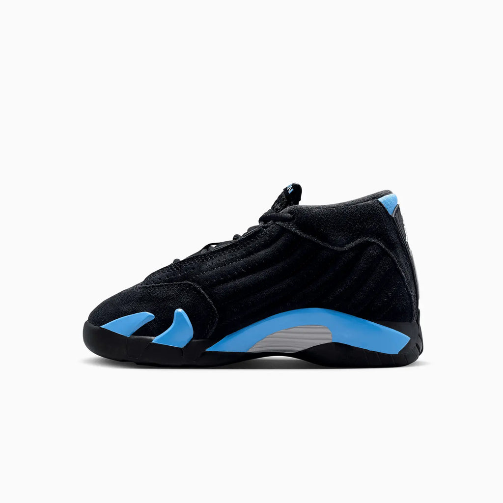 Kid's Air Jordan 14 Retro 'Black University Blue' Pre School