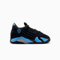Kid's Air Jordan 14 Retro 'Black University Blue' Pre School