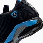 Kid's Air Jordan 14 Retro 'Black University Blue' Pre School