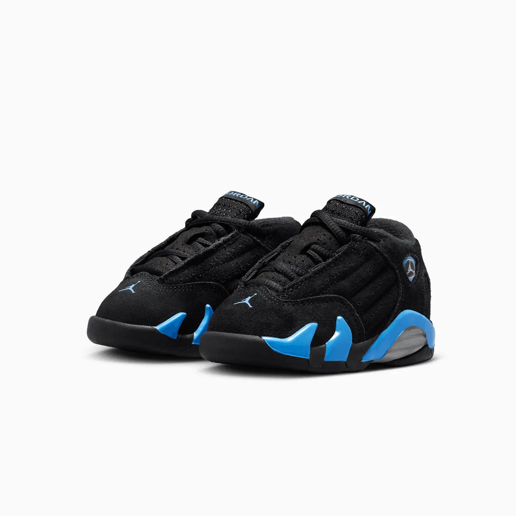 Chaussures enfant Air Jordan 14 Retro « Black University Blue » pour tout-petits