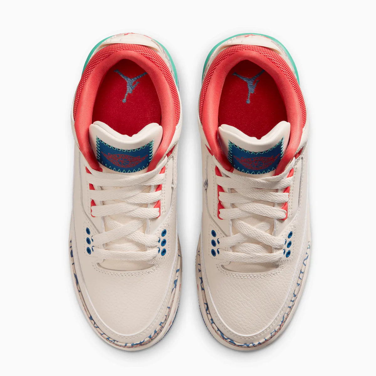Kid's Air Jordan 3 Retro 'Chalk and True Blue' Grade School