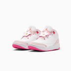 Air Jordan 3 Rétro « Fleurs de printemps » pour enfant préscolaire