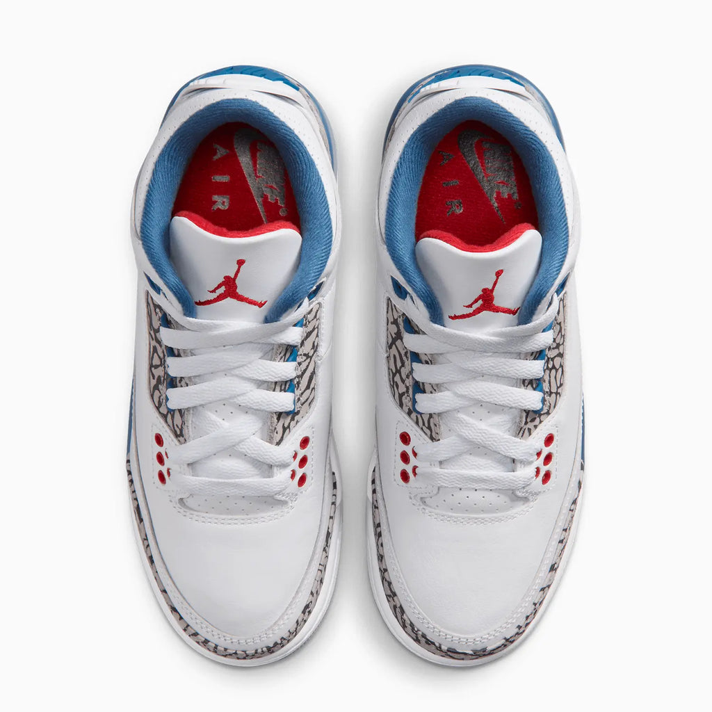 Air Jordan 3 Retro « True Blue » pour enfant (école primaire)