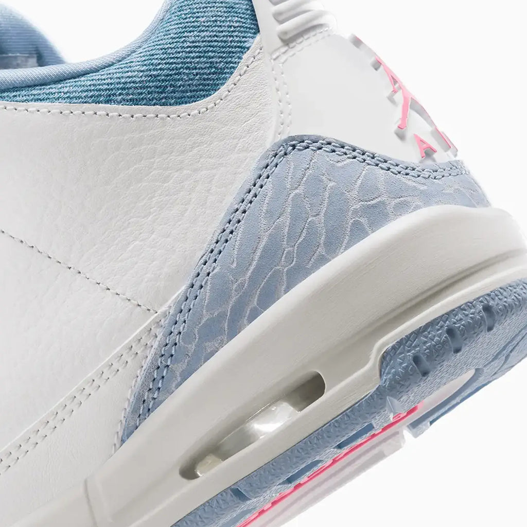 Air Jordan 3 Rétro pour enfant « White Cobalt Bliss » (Taille scolaire)