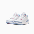 Air Jordan 3 Rétro pour enfant « White Cobalt Bliss » (Taille scolaire)