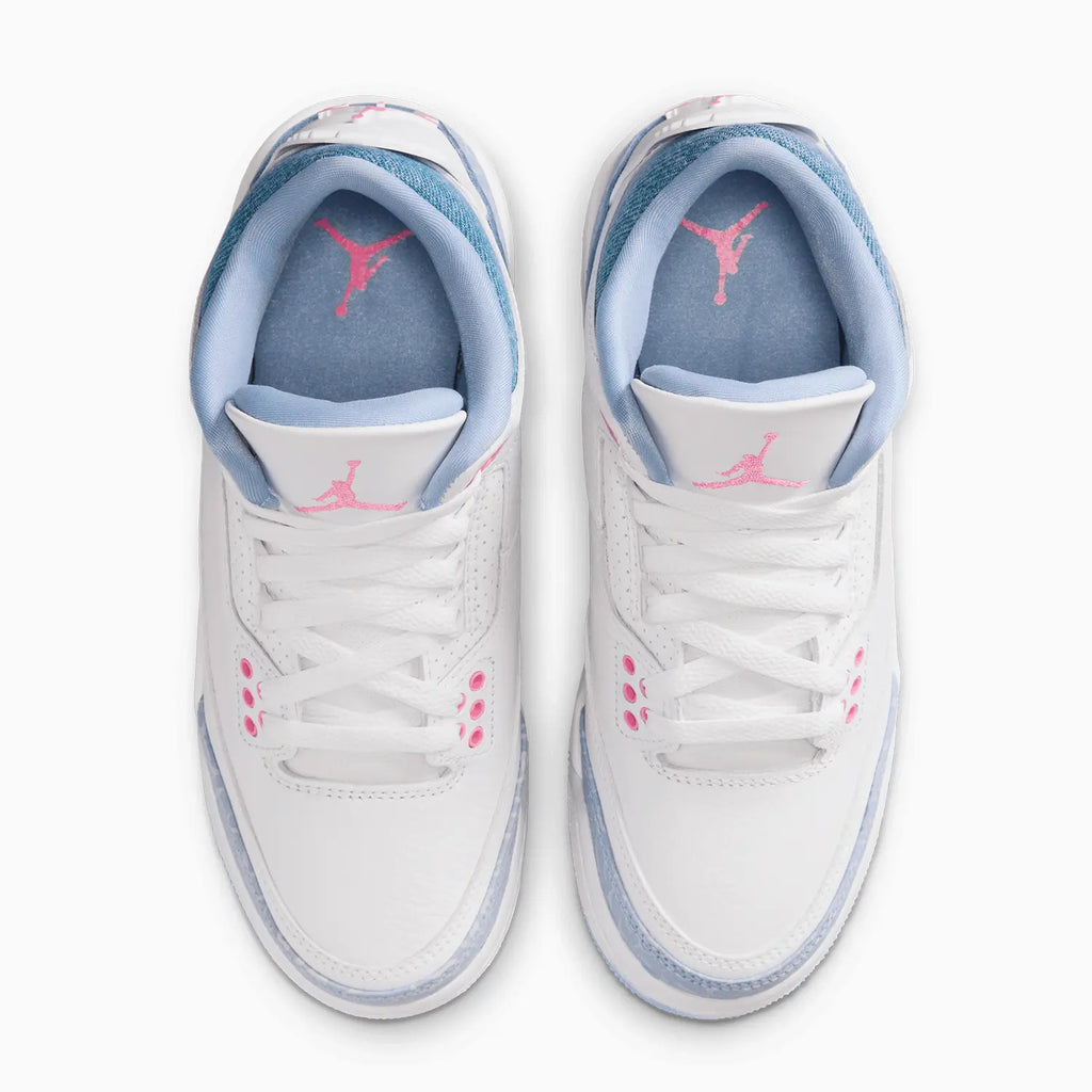 Air Jordan 3 Rétro pour enfant « White Cobalt Bliss » (Taille scolaire)