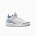 Air Jordan 3 Rétro pour enfant « White Cobalt Bliss » (Taille scolaire)