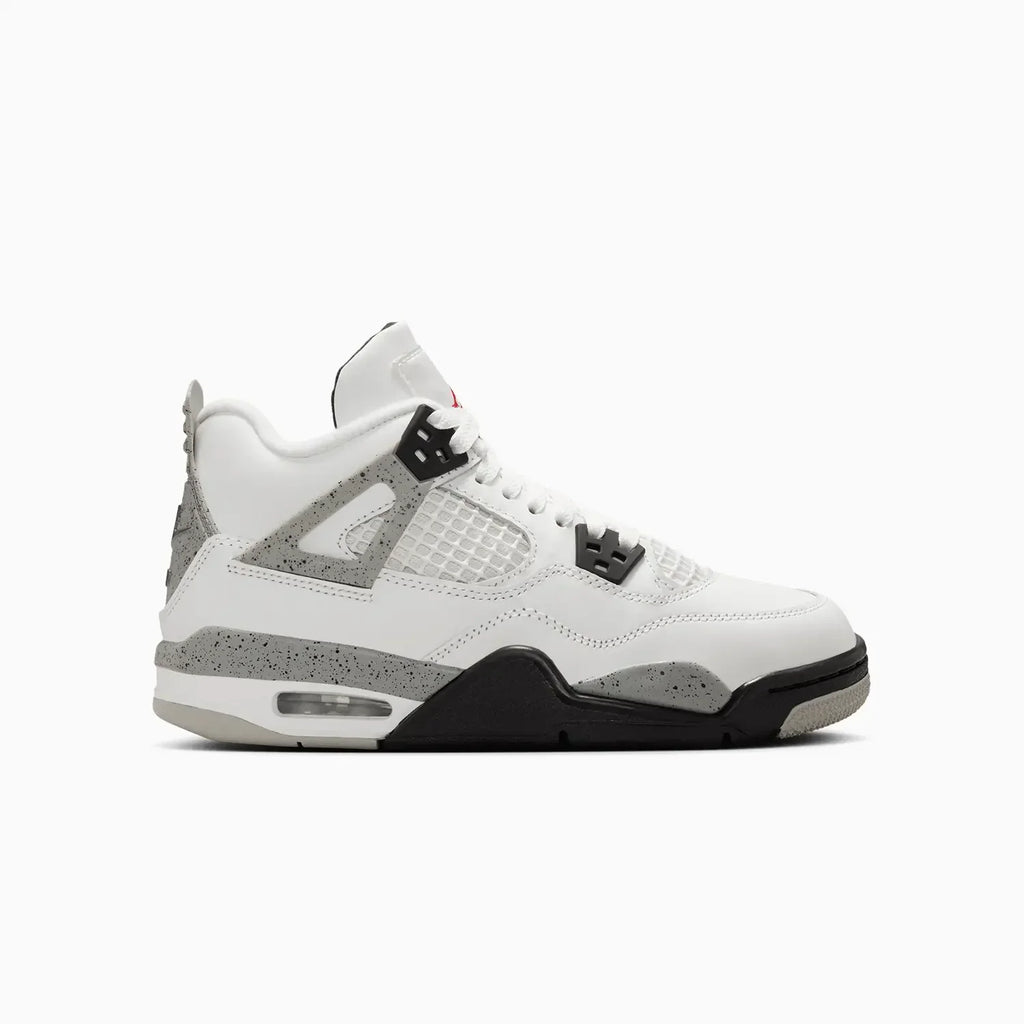 Air Jordan 4 Rétro OG « White Cement » pour enfant (taille scolaire)