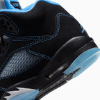 Air Jordan 5 Retro Enfant 'Black University Blue' École Élémentaire