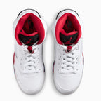 Jordan 5 Retro OG « Fire Red Black Tongue » pour enfant (école primaire)