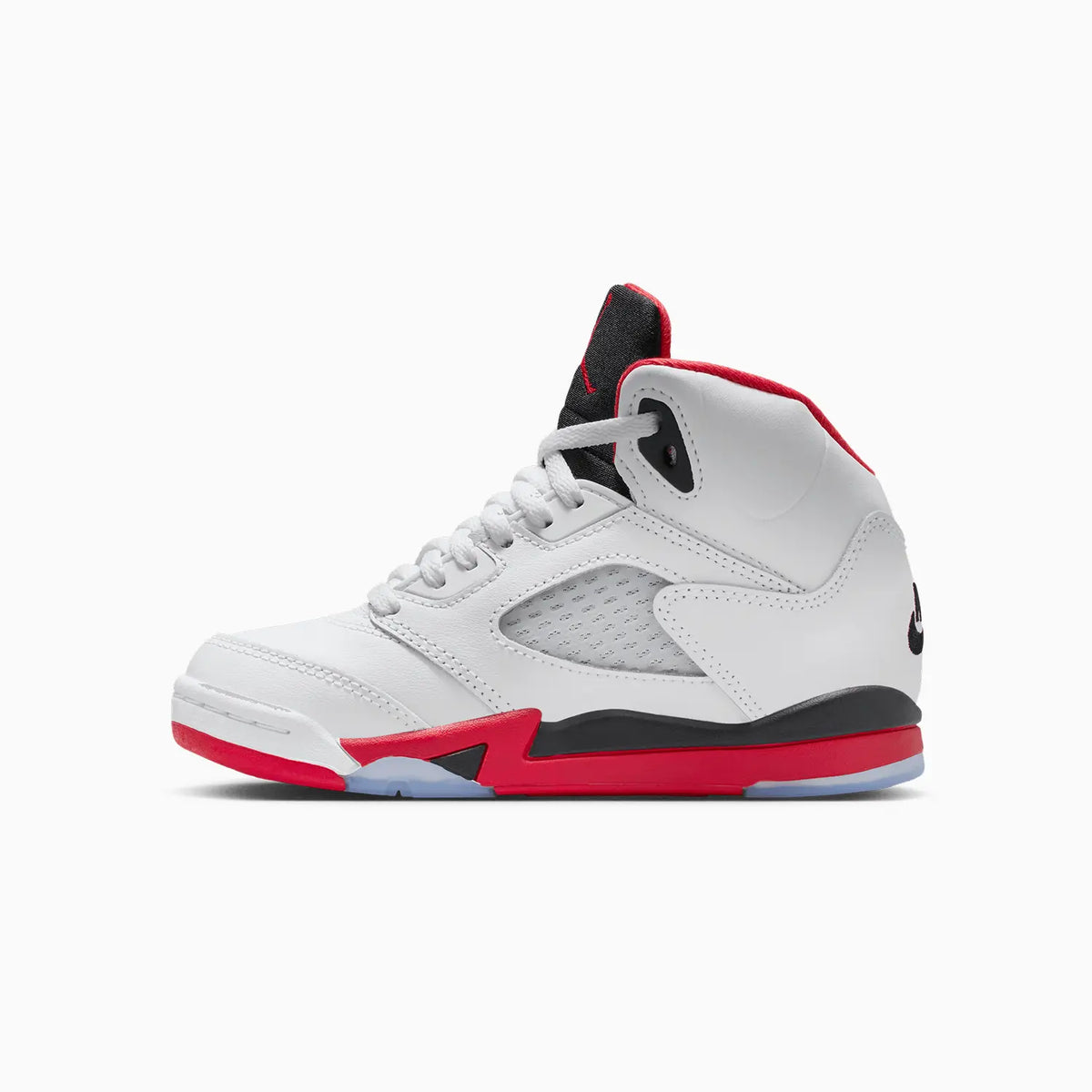 Air Jordan 5 Retro OG 'Fire Red Black Tongue' para niños de preescolar