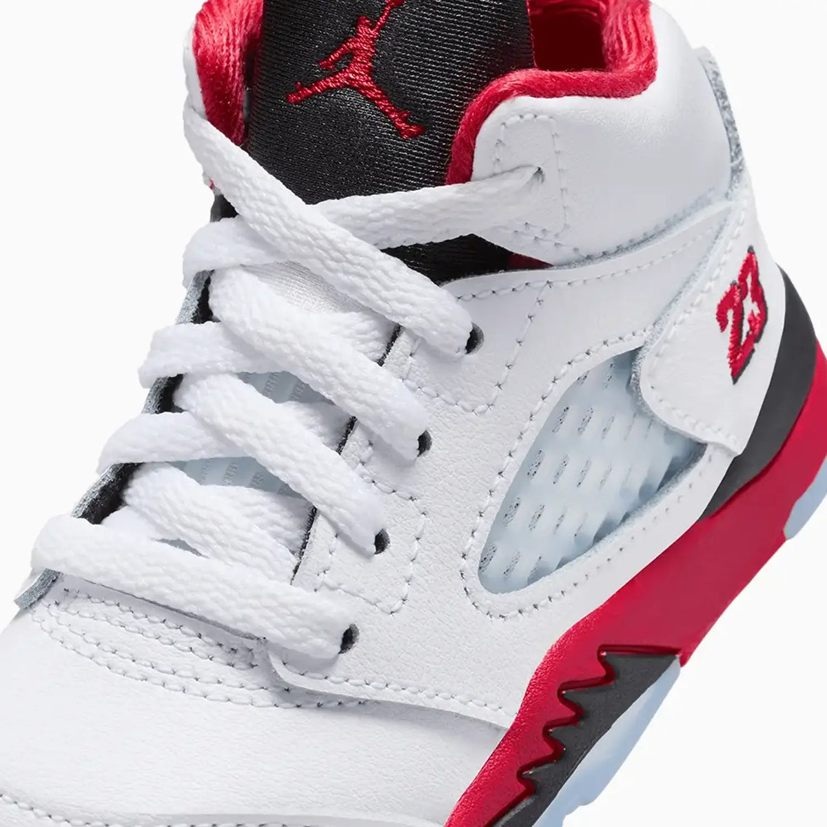Air Jordan 5 Rétro OG 'Fire Red Black Tongue' pour tout-petits
