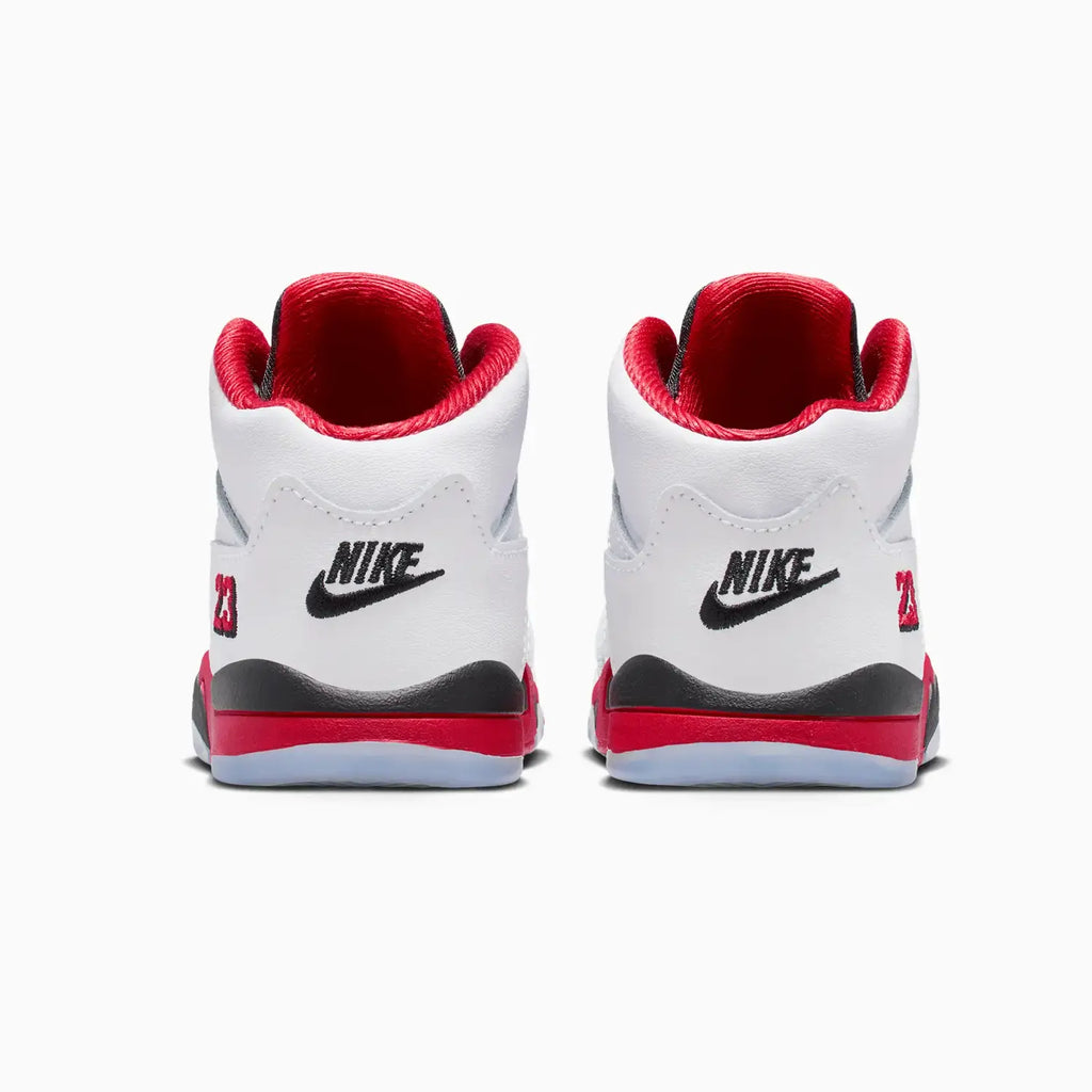 Air Jordan 5 Rétro OG 'Fire Red Black Tongue' pour tout-petits