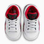 Air Jordan 5 Rétro OG 'Fire Red Black Tongue' pour tout-petits