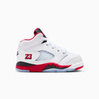 Air Jordan 5 Rétro OG 'Fire Red Black Tongue' pour tout-petits