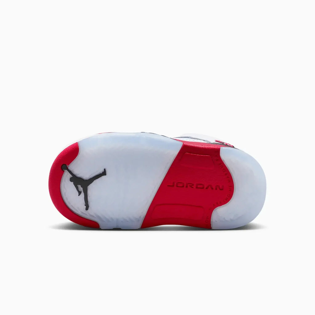 Air Jordan 5 Rétro OG 'Fire Red Black Tongue' pour tout-petits