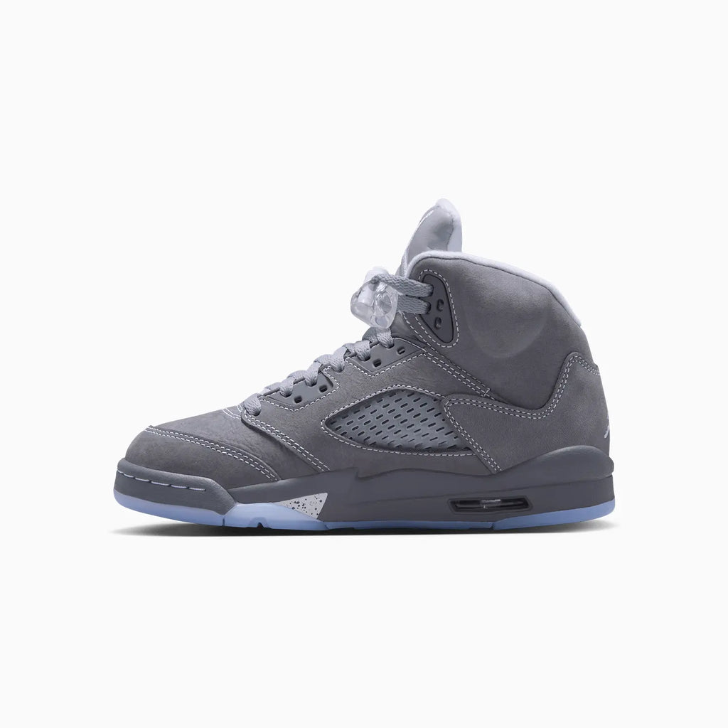 Air Jordan 5 Retro 'Wolf Grey' para niños de primaria