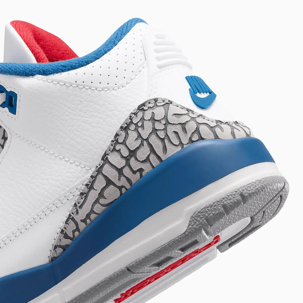 Jordan 3 Retro 'True Blue' para preescolares