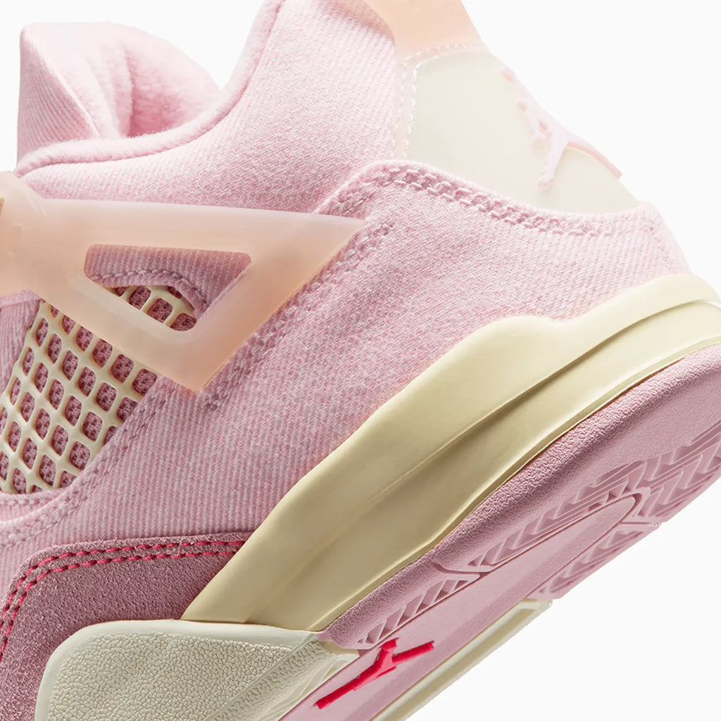 Jordan 4 Retro 'Iced Carmine' para niños en edad preescolar