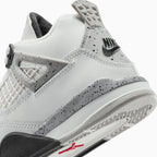 Kid's Jordan 4 Retro OG 'White Cement' Pre School