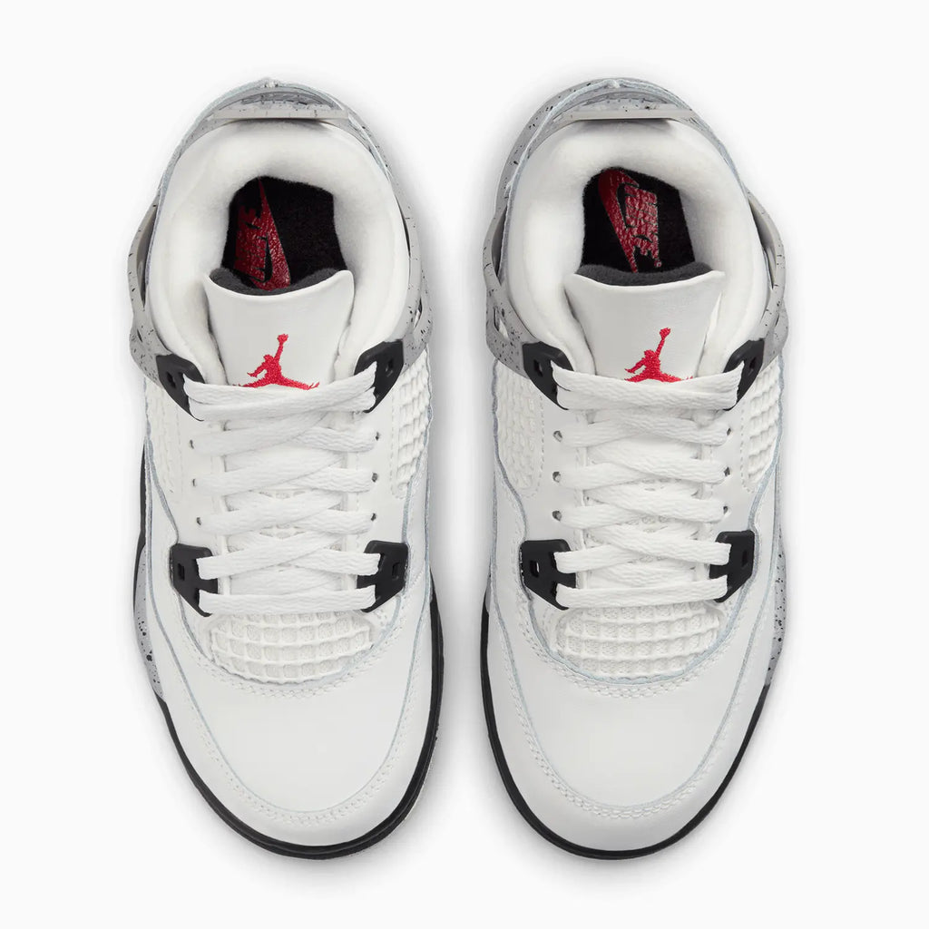 Kid's Jordan 4 Retro OG 'White Cement' Pre School