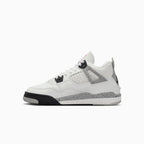 Kid's Jordan 4 Retro OG 'White Cement' Pre School