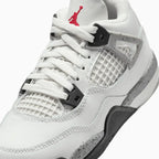 Kid's Jordan 4 Retro OG 'White Cement' Pre School
