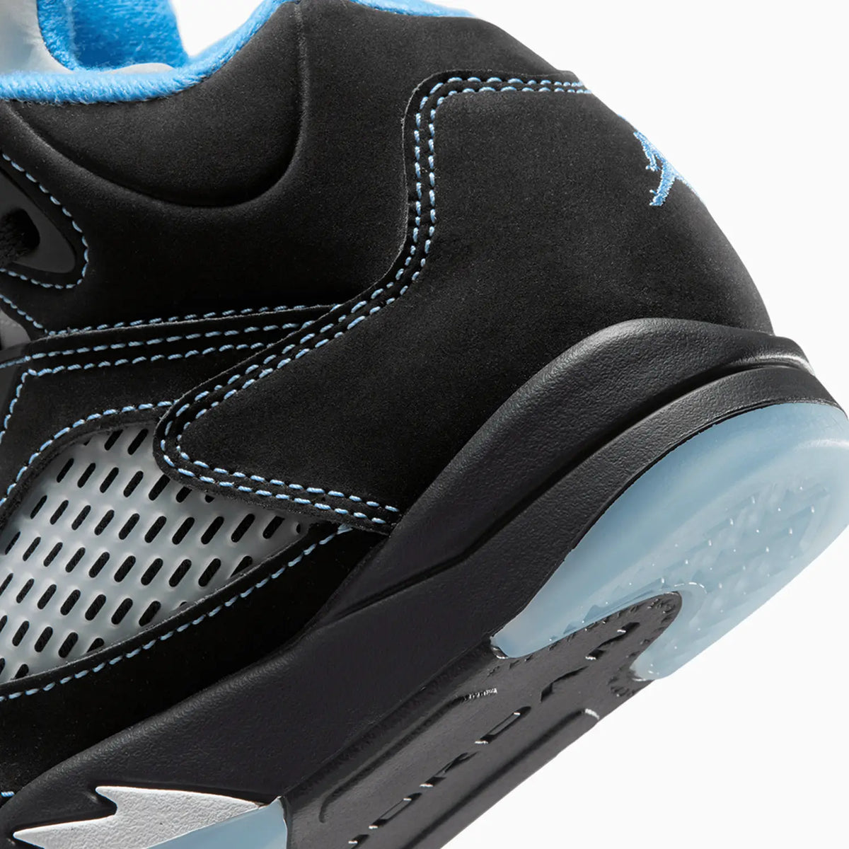 Jordan 5 Retro 'Black University Blue' para niños de preescolar