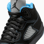 Jordan 5 Retro 'Black University Blue' para niños de preescolar