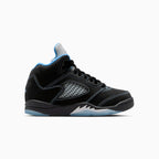 Jordan 5 Retro 'Black University Blue' para niños de preescolar