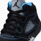 Kid's Jordan 5 Retro 'Black University Blue' Toddlers