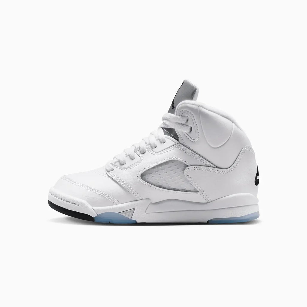 Jordan 5 Rétro pour enfant « White Metallic » (école maternelle)
