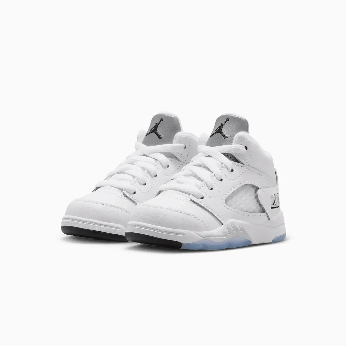 Kid's Jordan 5 Retro 'White Metallic' Toddlers