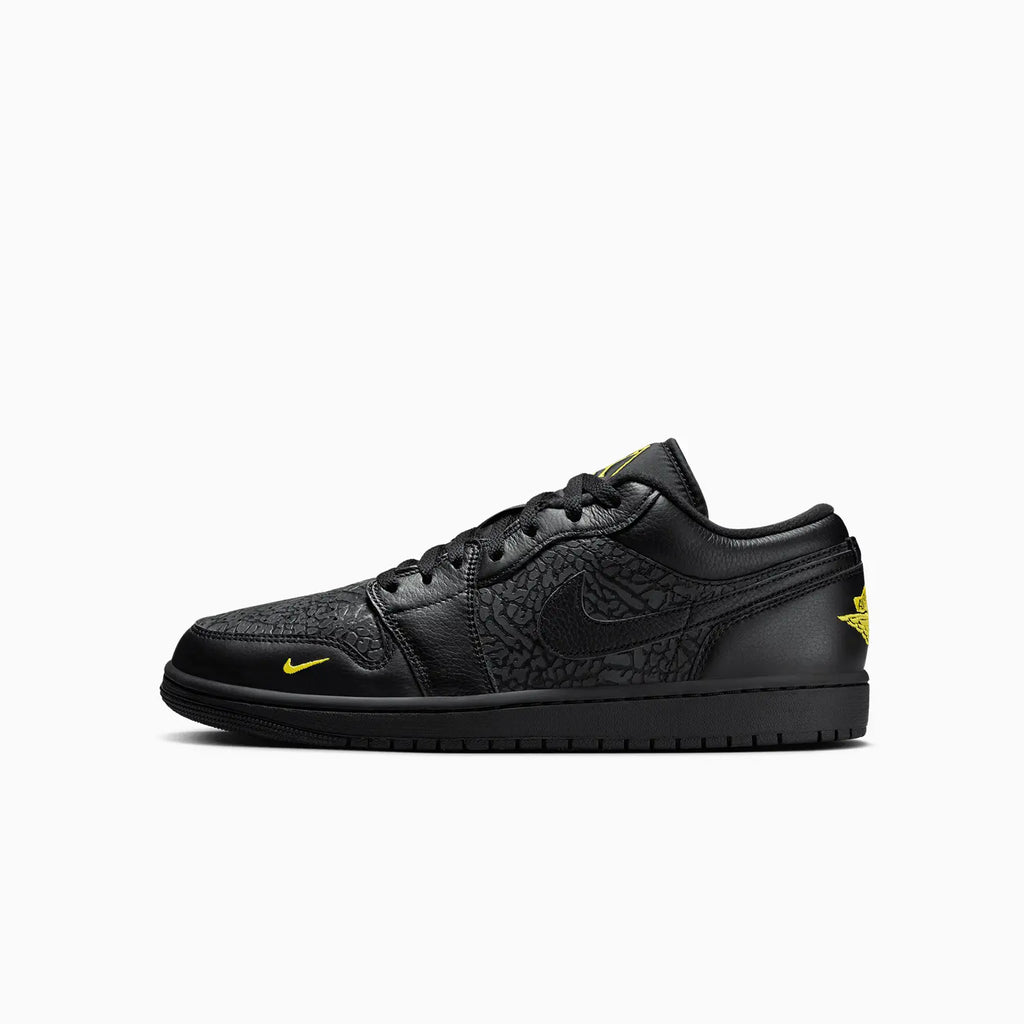 Men's Air Jordan 1 Low SE 'Black Elephant Print'