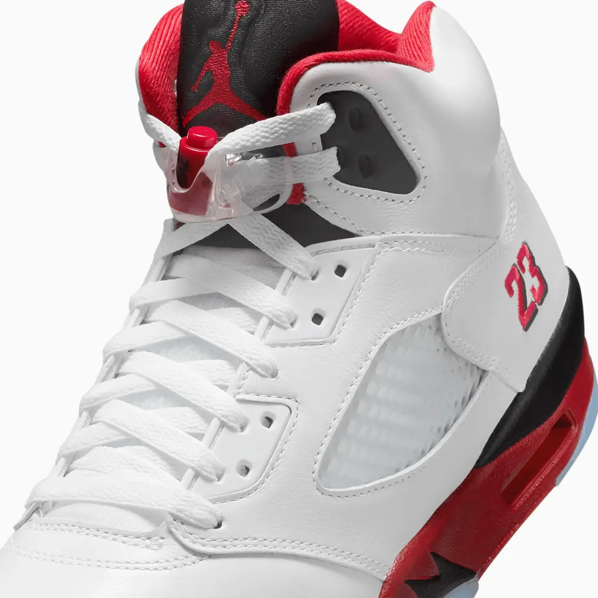 Jordan Air 5 Rétro OG pour Homme « Languette noire Feu rouge »
