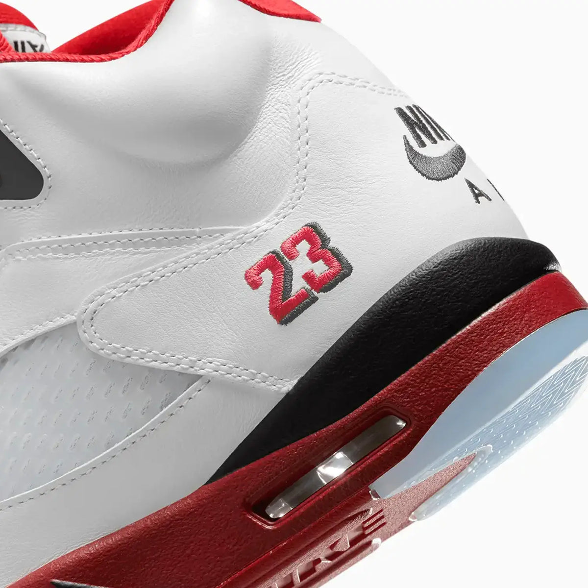 Jordan Air 5 Rétro OG pour Homme « Languette noire Feu rouge »